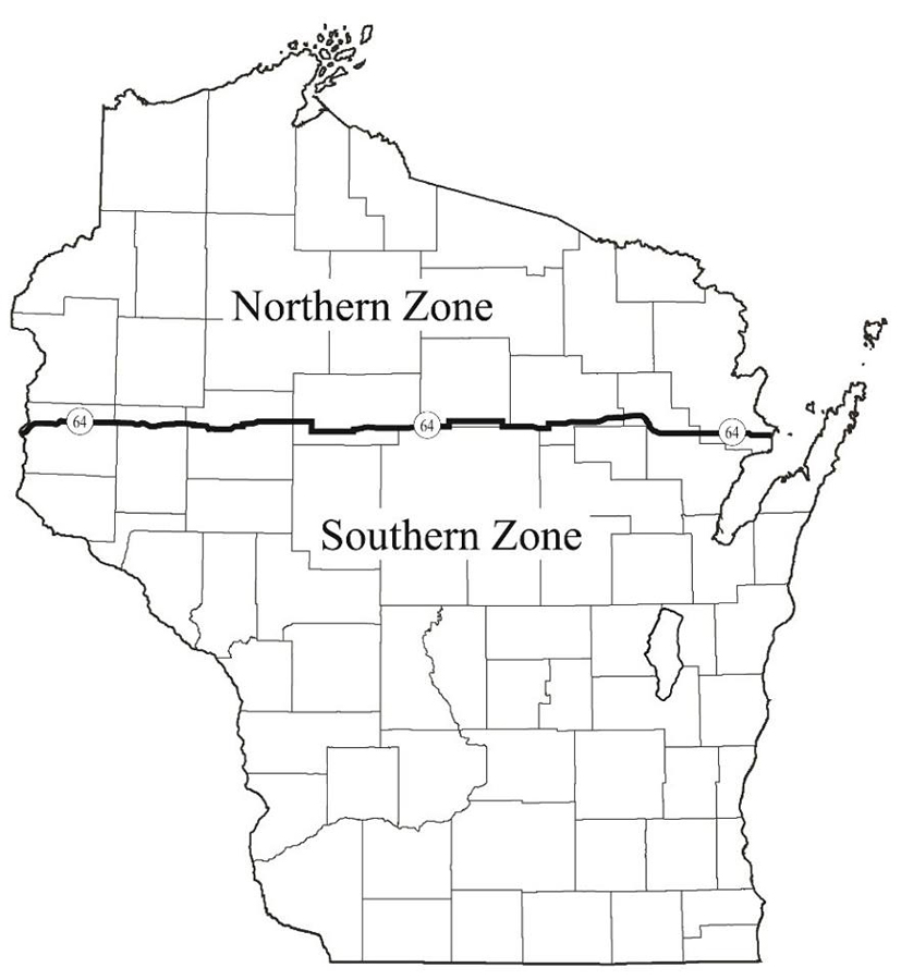 Wisconsin is now divided into two fisher and otter management zones, split by HWY 64. - Photo credit: DNR