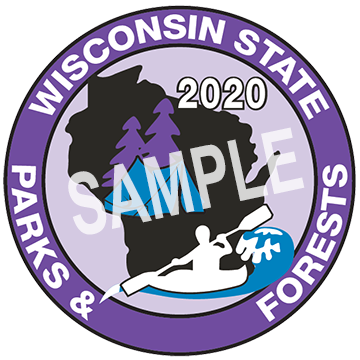 2020 Wisconsin State Park admission sticker by Mikaila Garcia, Indian Trail H.S. and Academy - Photo credit: DNR