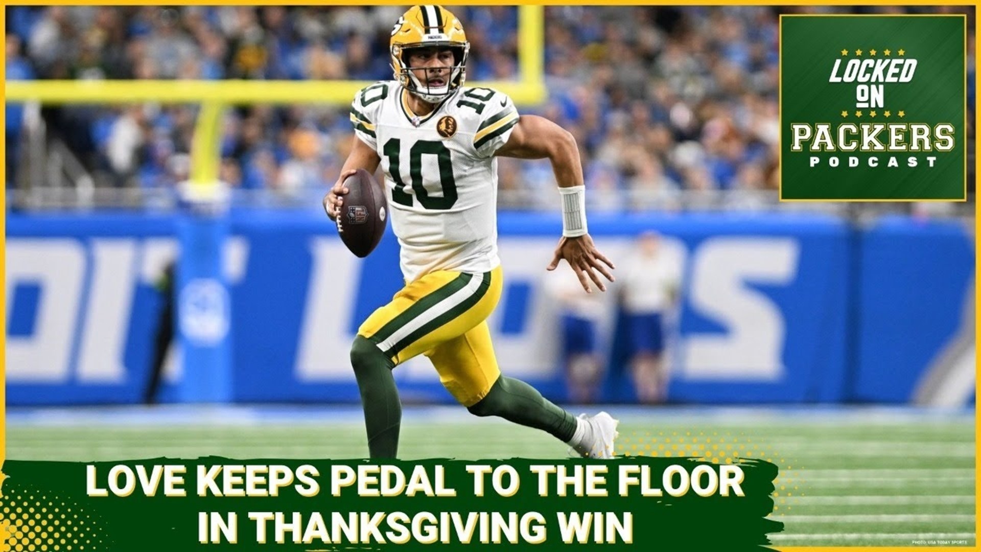 Jordan Love and the Packers came out on the first drive firing and never let up, earning a 29-22 win on Thanksgiving to keep their playoff hopes alive.