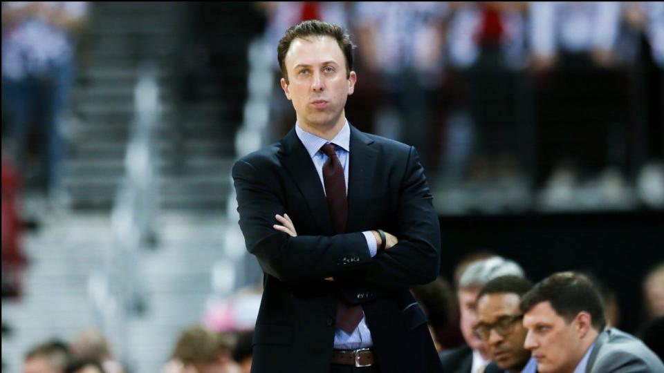 <div>Head coach Richard Pitino of the Minnesota Golden Gophers looks on in the first half against the <a class="link " href="https://sports.yahoo.com/ncaab/teams/wisconsin/" data-i13n="sec:content-canvas;subsec:anchor_text;elm:context_link" data-ylk="slk:Wisconsin Badgers;sec:content-canvas;subsec:anchor_text;elm:context_link;itc:0">Wisconsin Badgers</a> at the Kohl Center on March 01, 2020 in Madison, Wisconsin.</div> <strong>((Photo by Dylan Buell/Getty Images))</strong>